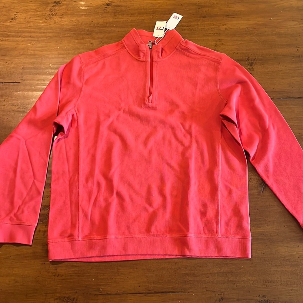 Cutter and Buck Bayview half zip pullover XL